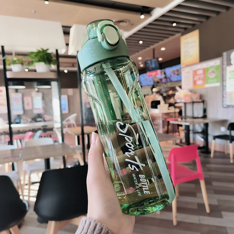 Damen Sportliche Trinkflasche mit innovativem Verschluss Karnz