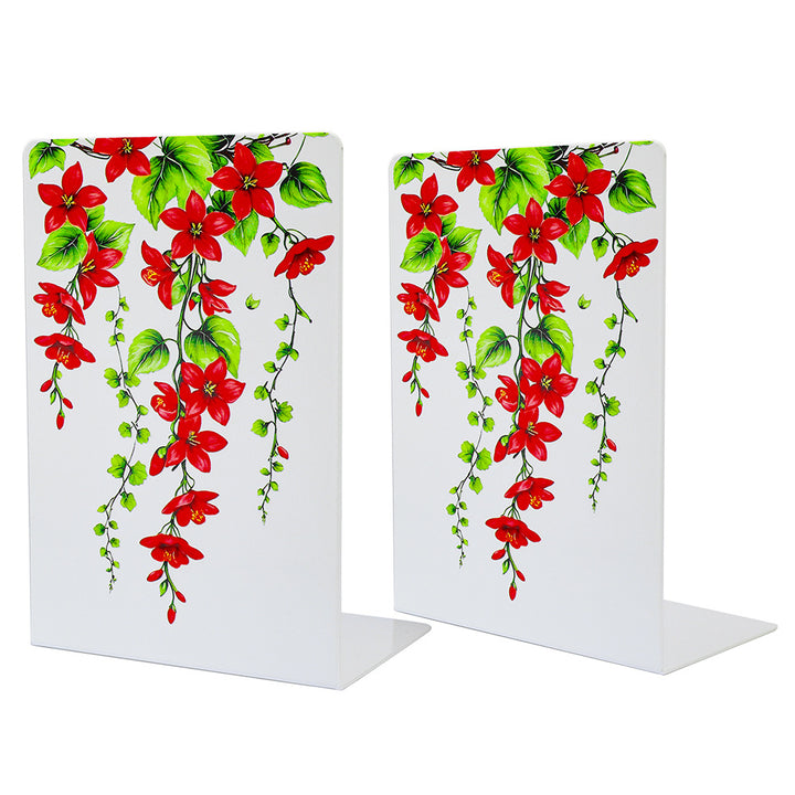Künstlerische Blumen Design Buchstützen