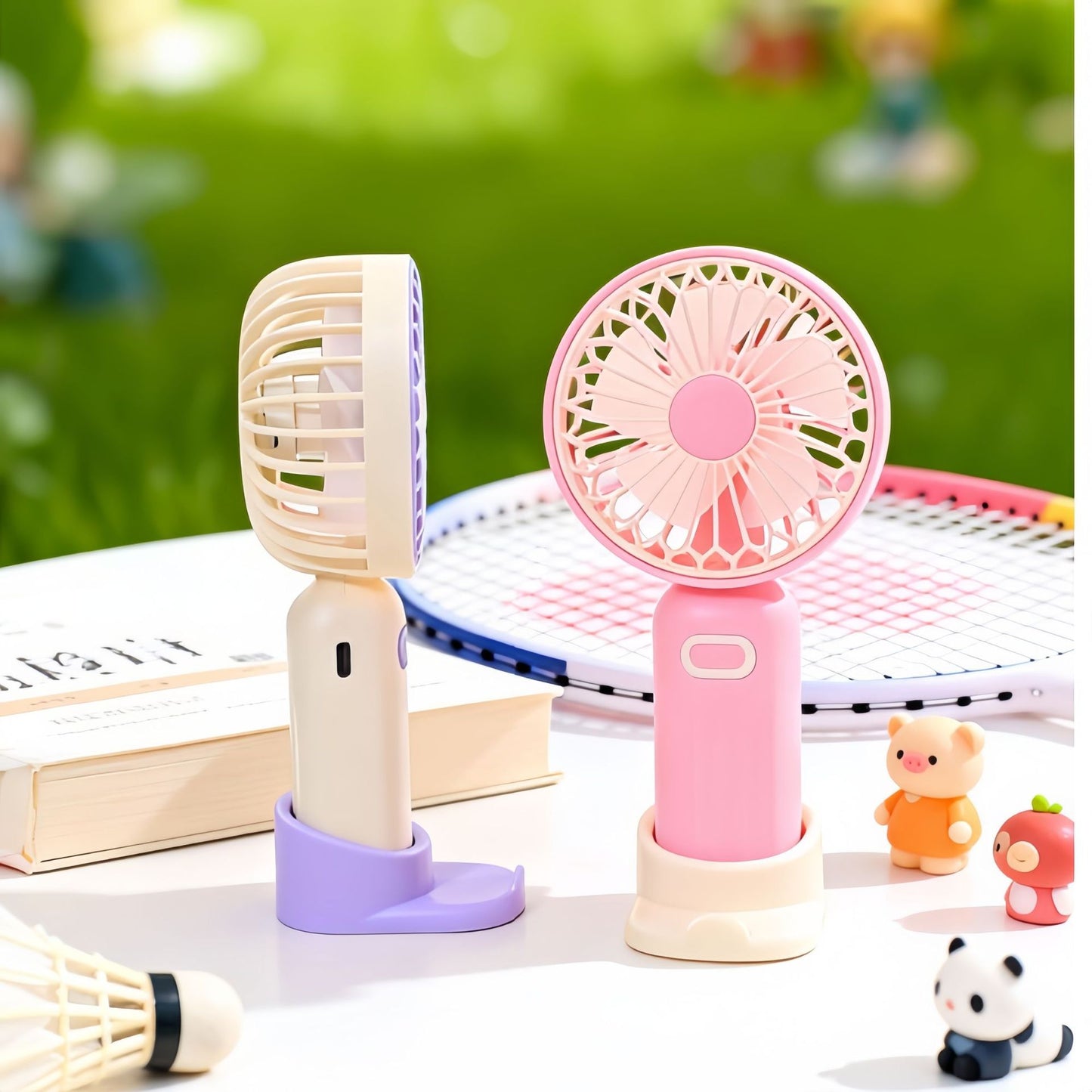 Damen tragbarer USB-Handventilator mit ergonomischem Design Karnz