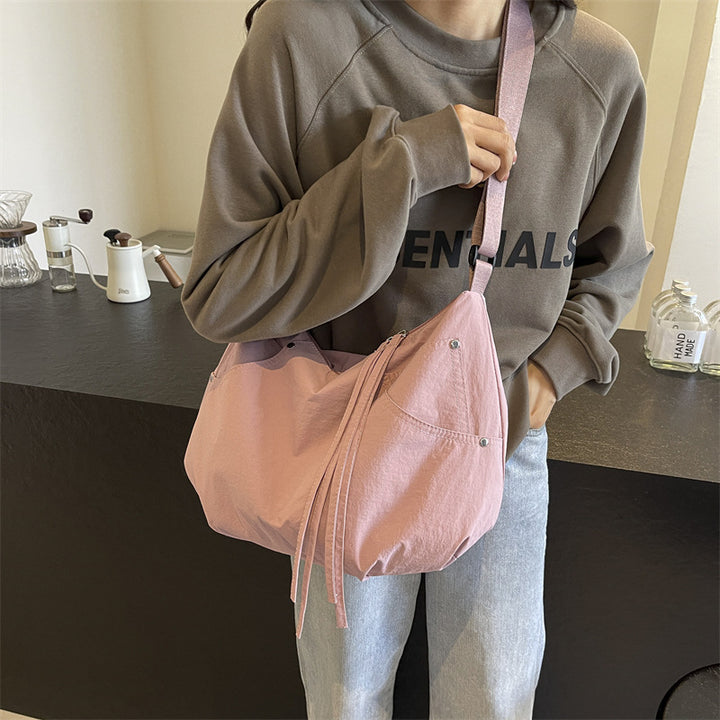 Lässige weiche Stoff Hobo Tasche Karnz 1786328585