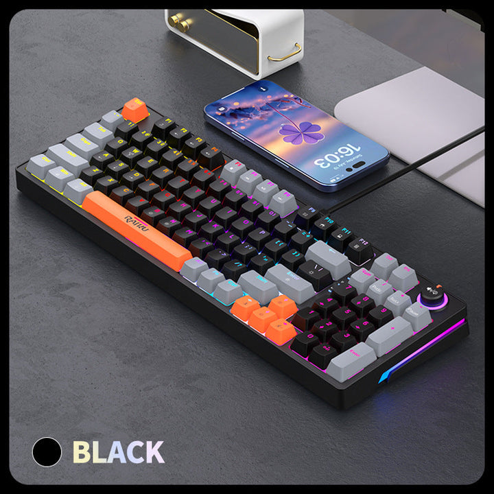 Hintergrundbeleuchtete mechanische Gaming-Tastatur Karnz