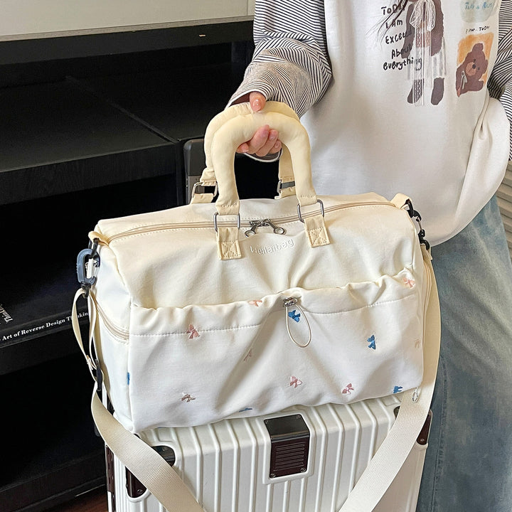 Multifunktionale bestickte Duffel-Tasche Karnz