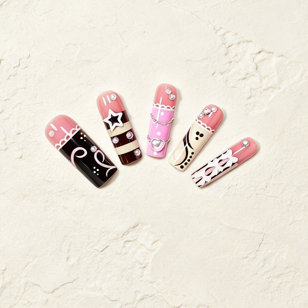 Elegante Künstlerische Nagelüberzüge Karnz