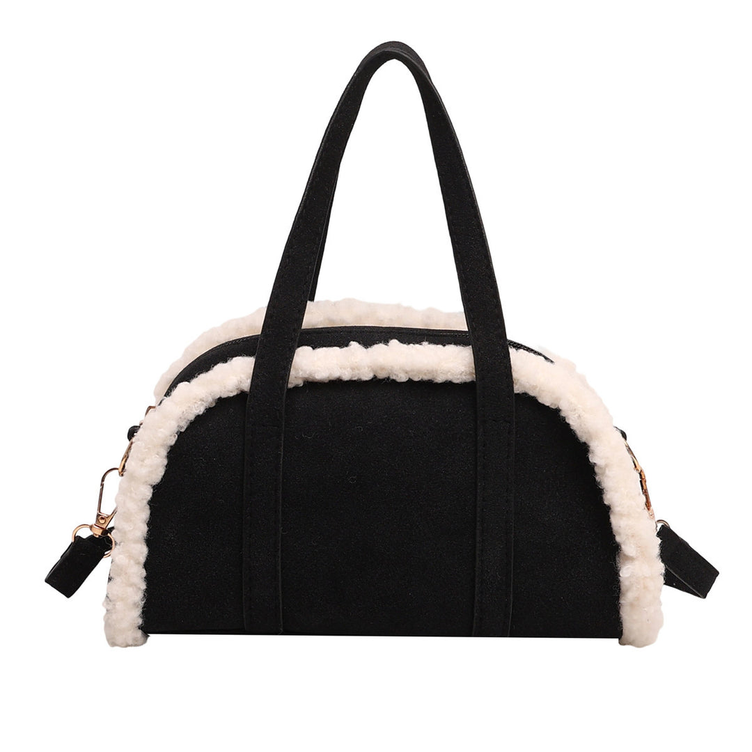 WoCozy Plüschtextur Handtasche Karnz