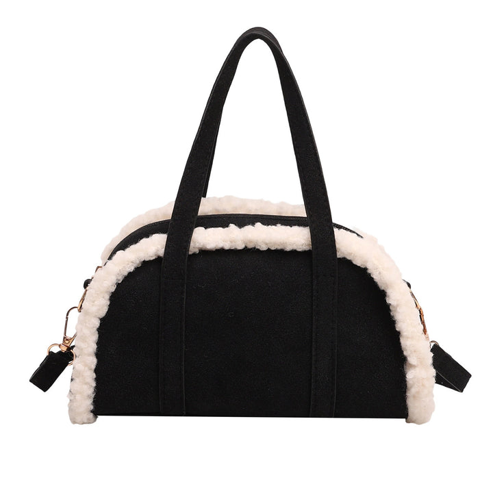 WoCozy Plüschtextur Handtasche Karnz