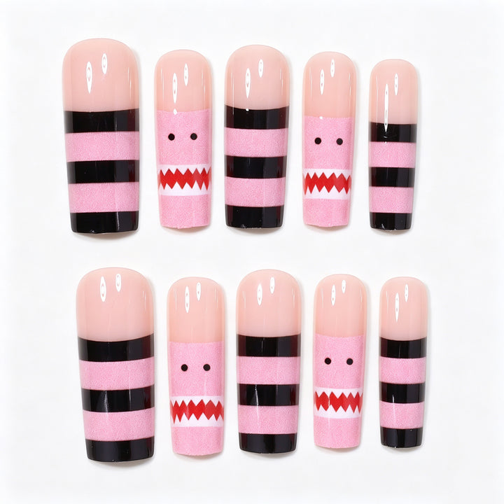 Verspielte Cartoon-Themen-Nagelwraps Karnz