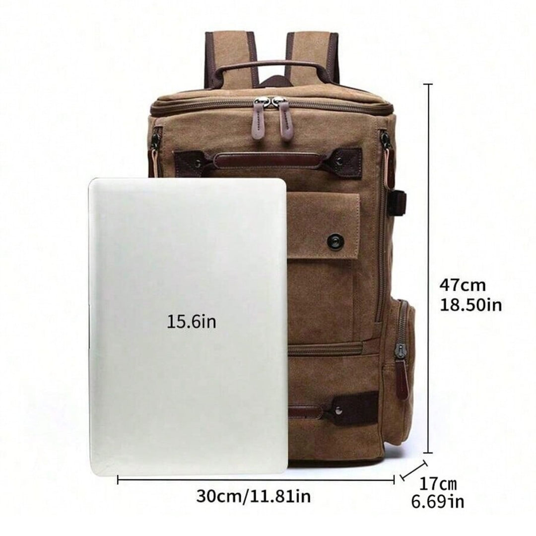 Multifunktionaler Canvas-Rucksack