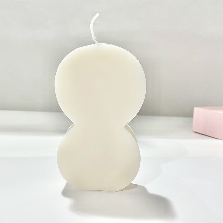 Minimalistische Bogen-Top Skulpturale Säul kerze