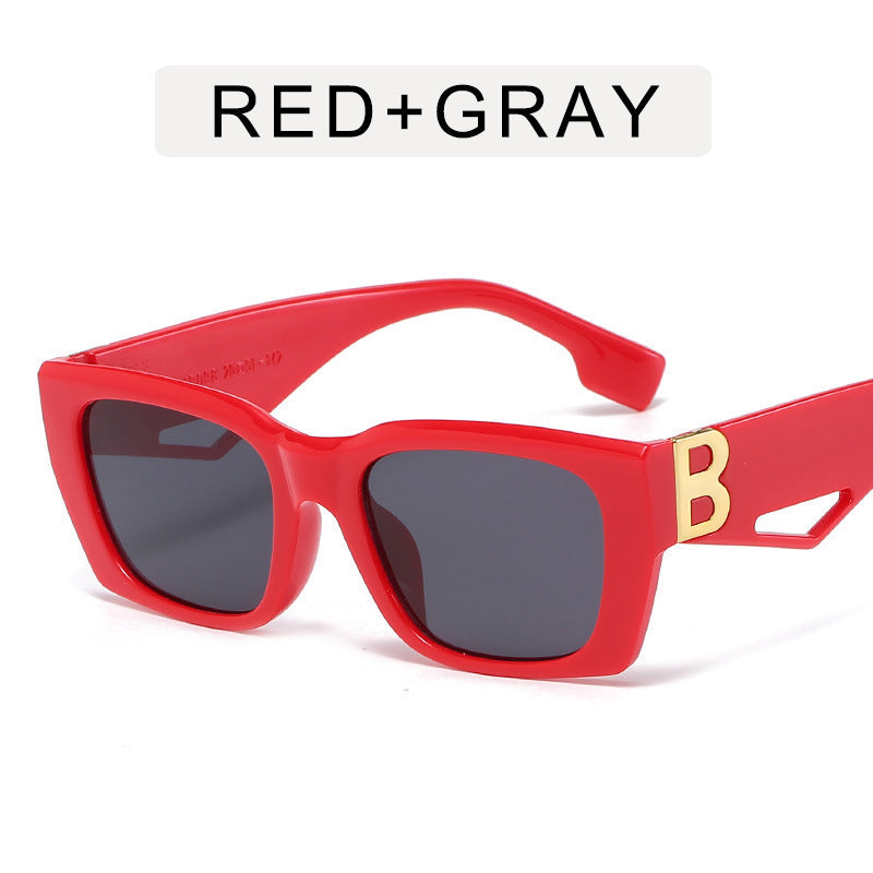 Damen trendige Sonnenbrille mit markantem Design Karnz