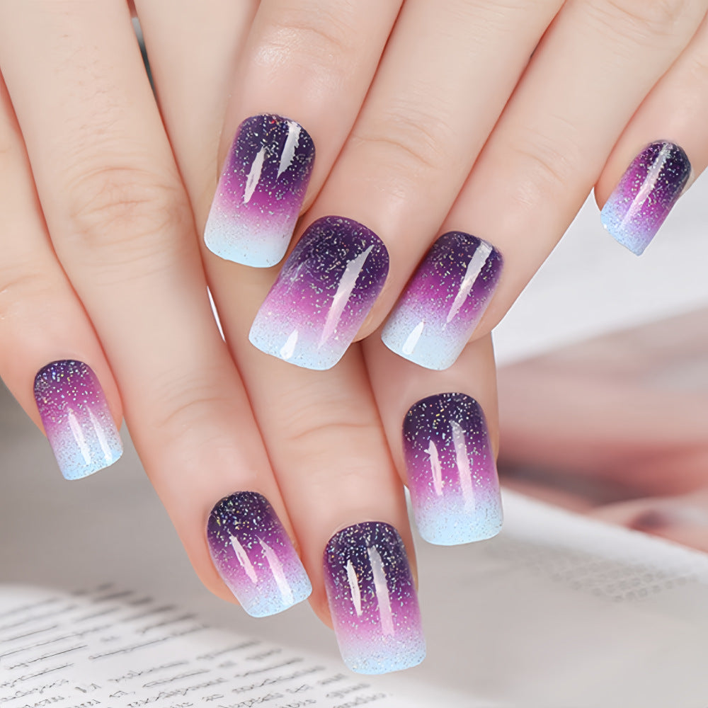 Kunstnägel mit luxuriösem Ombre-Effekt Karnz
