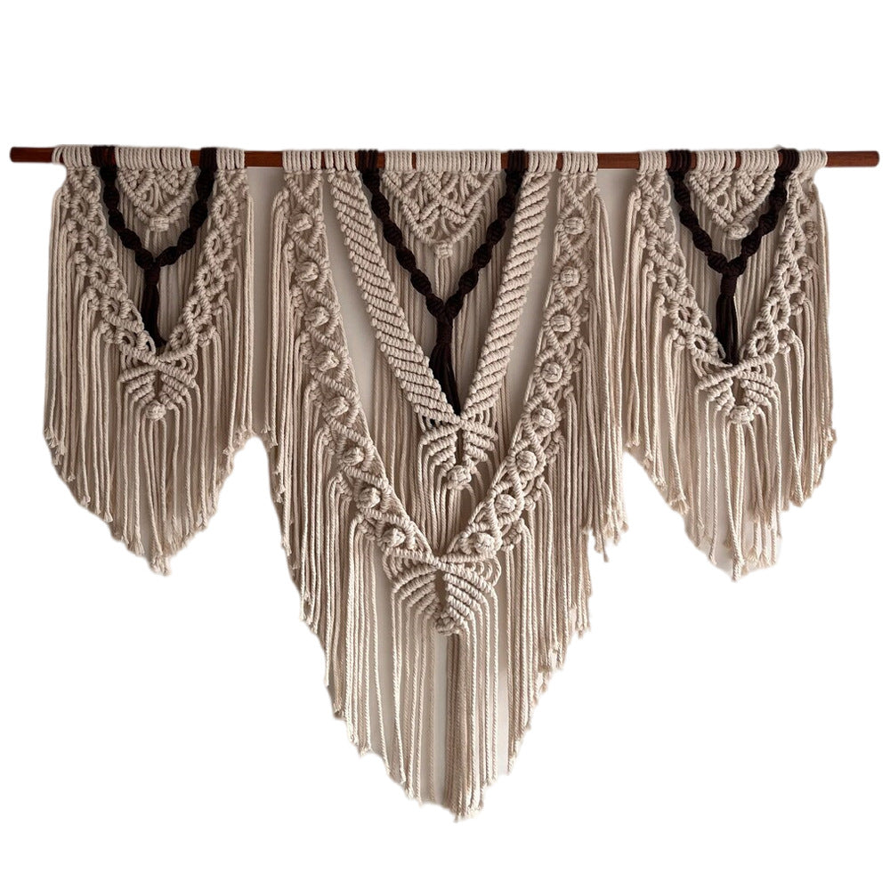 Makramee Bohemian Wandteppich Karnz