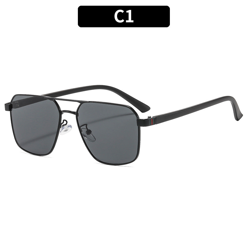 Premium Geometrische Aviator Sonnenbrille