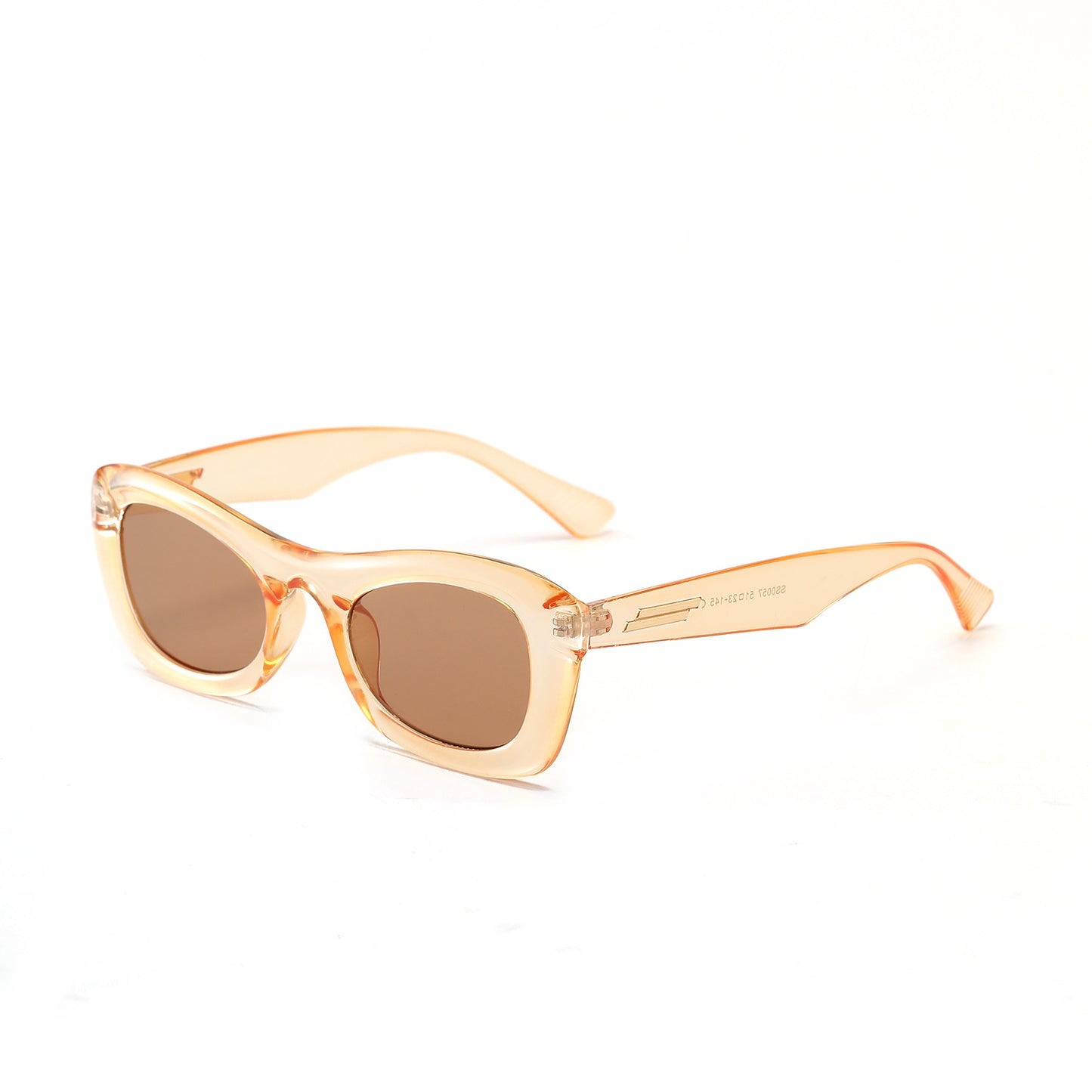 Damen stylische Sonnenbrille im angesagten Geometrie-Design Karnz
