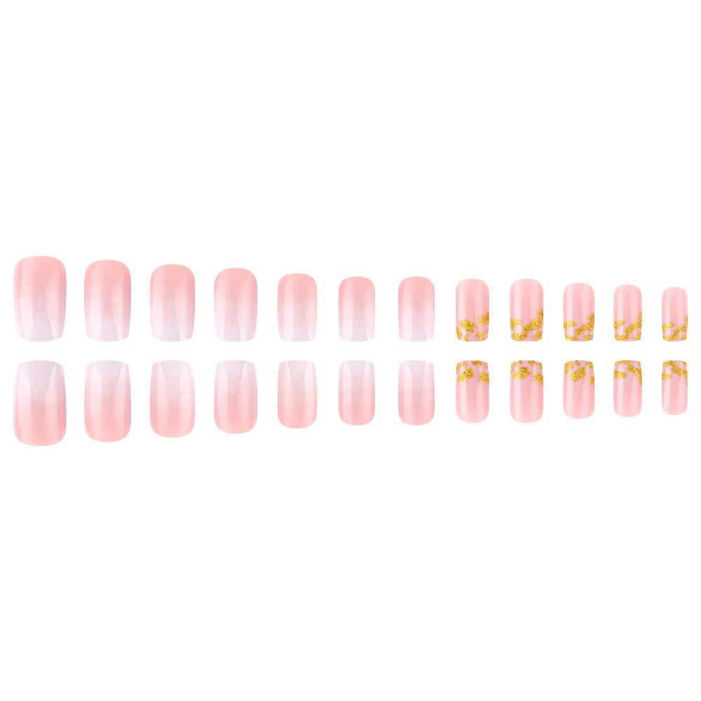 Stylisches Fade Ombre Press-On Nagel Set Karnz