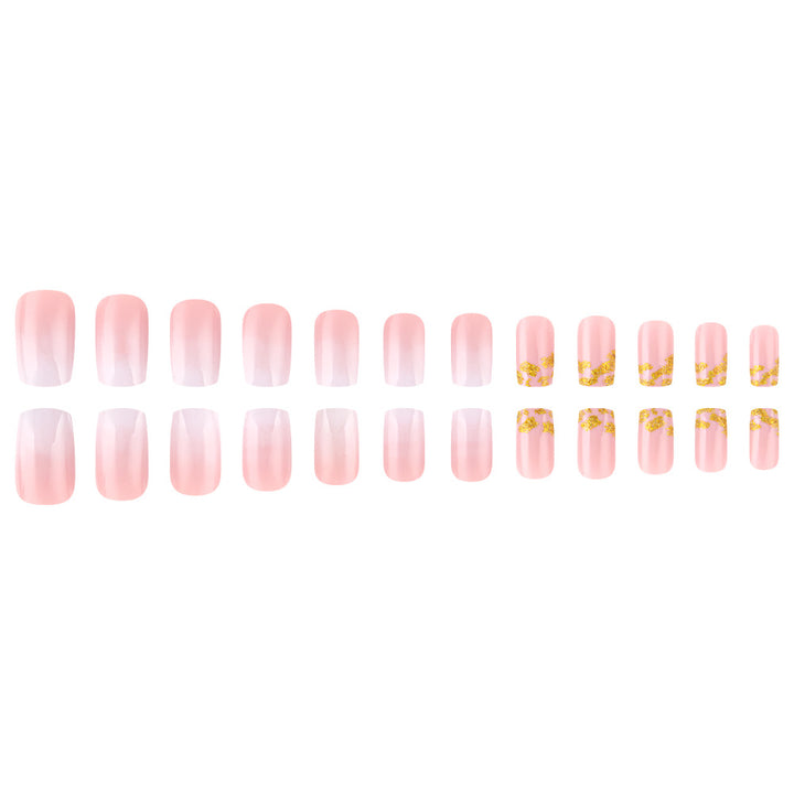 Stylisches Fade Ombre Press-On Nagel Set Karnz