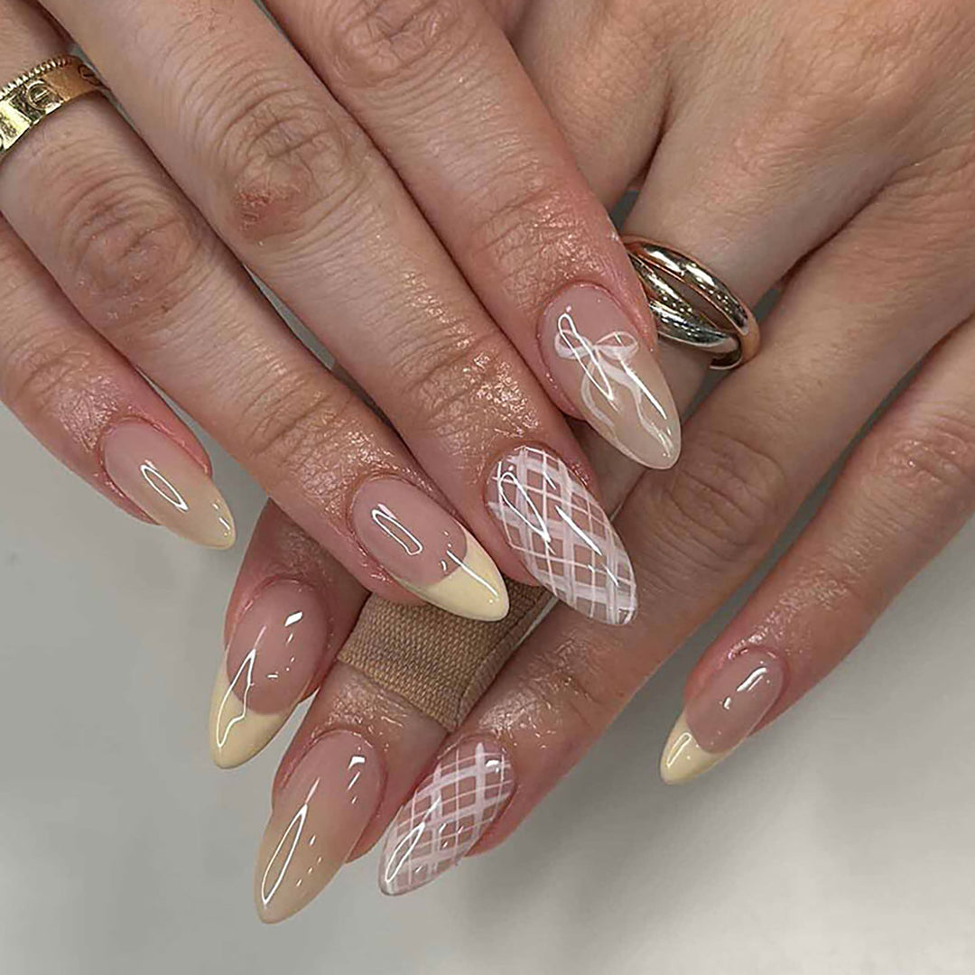 Elegantes Stiletto-Nagelkunst-Set