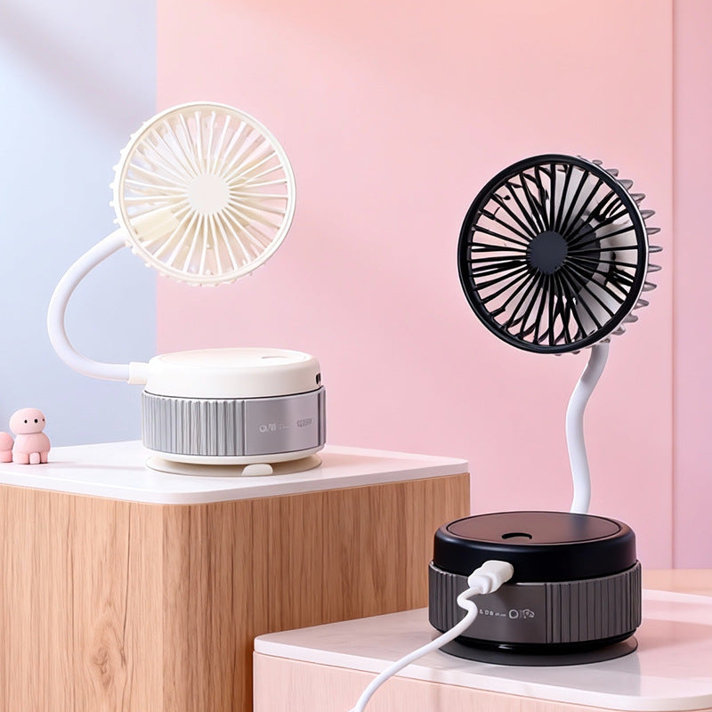 Damen Tragbarer Handventilator mit flexibel einstellbarem Neigungsmechanismus Karnz