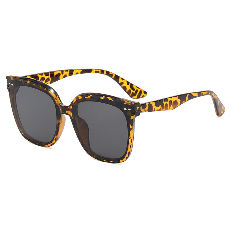 Damen quadratische Sonnenbrille mit verspiegeltem Farbverlauf Karnz