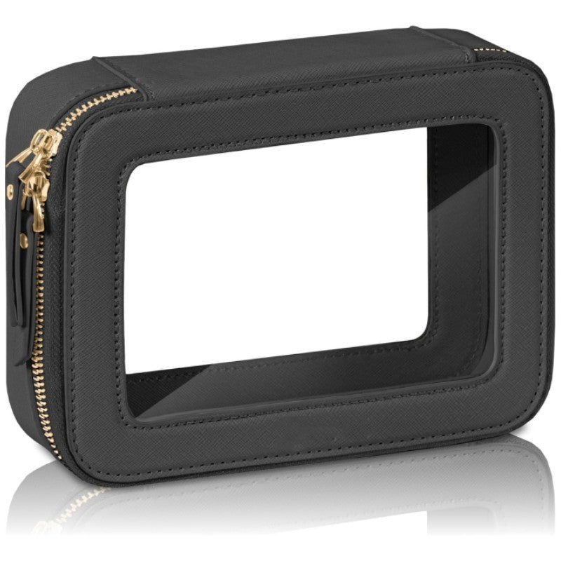 Elegante Kosmetiktasche mit Sichtfenster Karnz