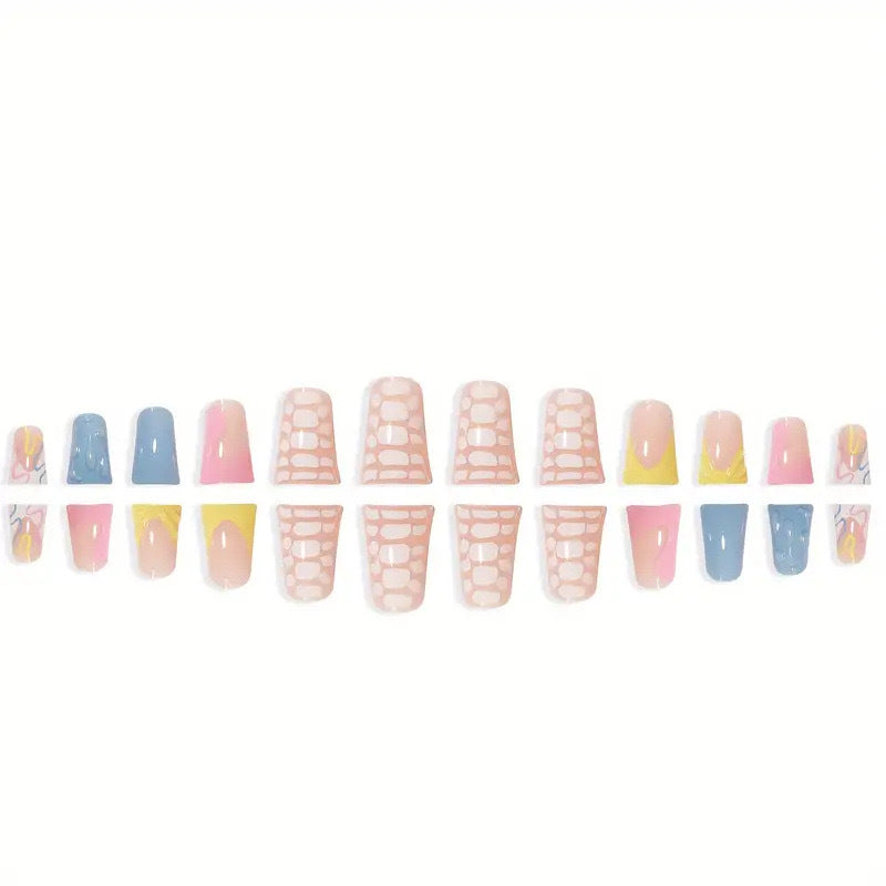 Abstract Nail Art Extensions Karnz