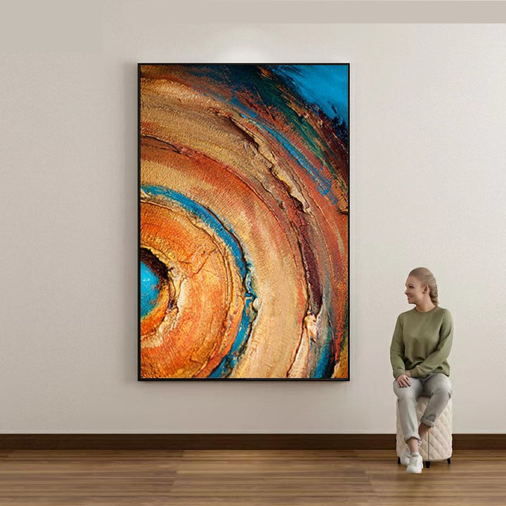 Abstrakte Texturierte Wandkunst für Innenräume