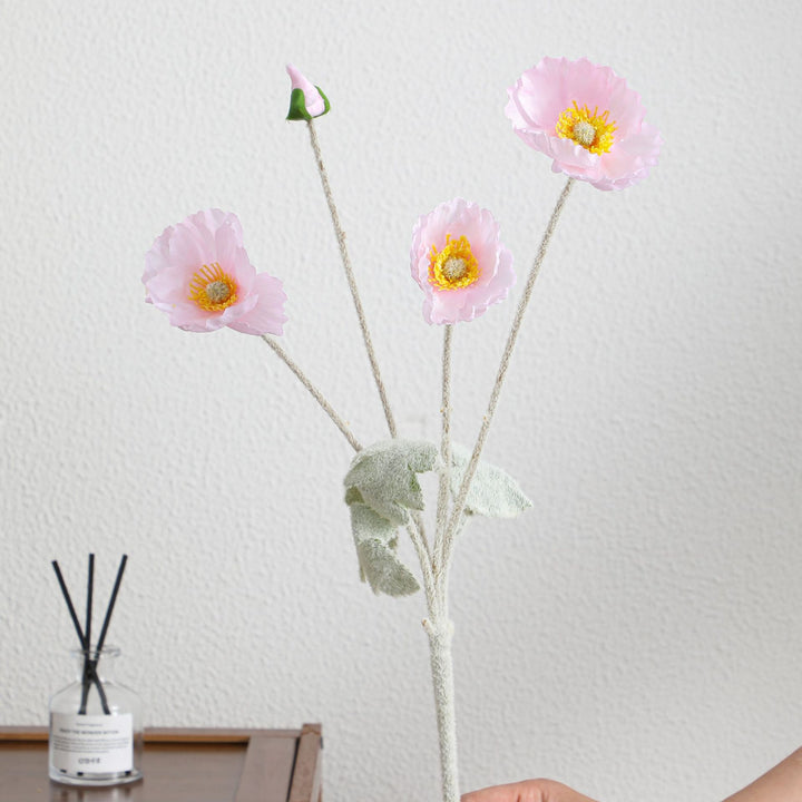 Dekorativer Kunst-Mohnblumenstrauß Karnz