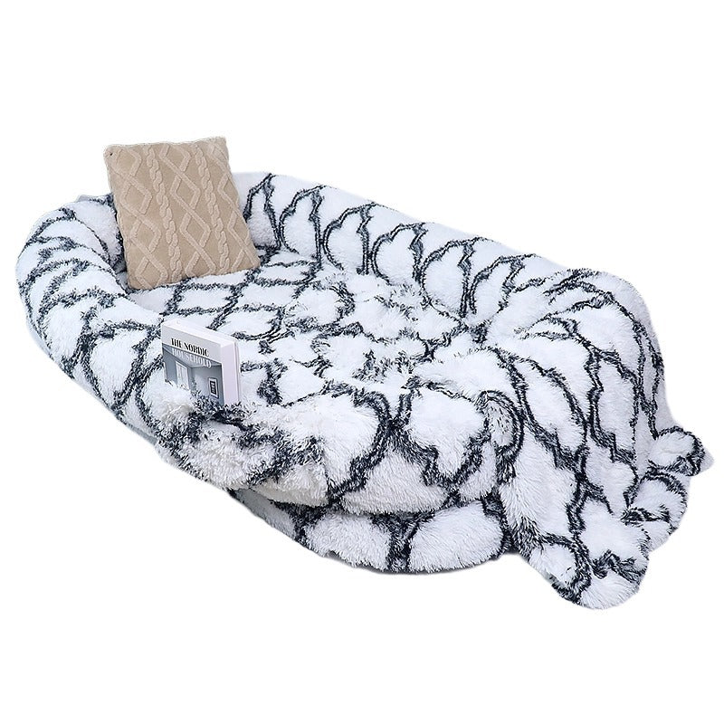 Plüsch Kunstfell Decke   Hundebett