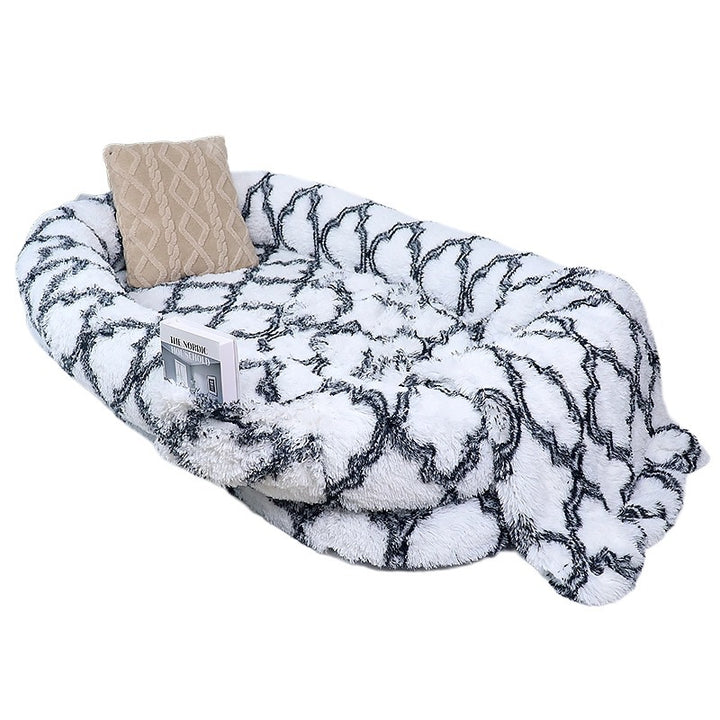 Plüsch Kunstfell Decke   Hundebett