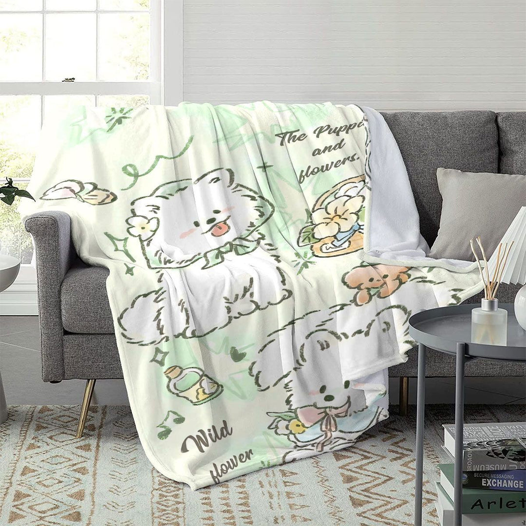 Niedliche tierische Fleece-Decke