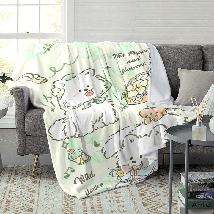 Niedliche tierische Fleece-Decke