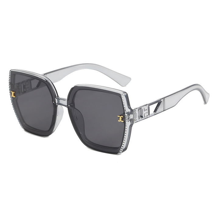 Damen quadratische Sonnenbrille mit hochwertigem Gestell und UV-Schutz Karnz
