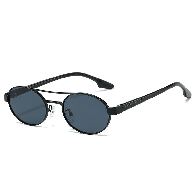 Retro-inspirierte runde Rahmen Sonnenbrille Karnz