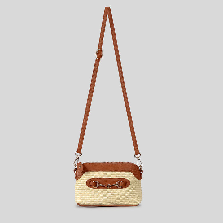 Geflochtene Clutch-Tasche
