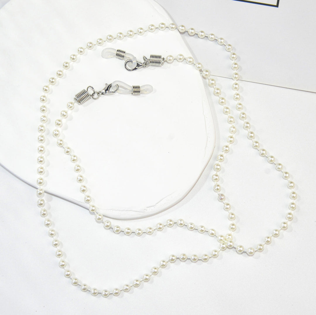 Elegante Perlenbesetzte Brillenkette Karnz