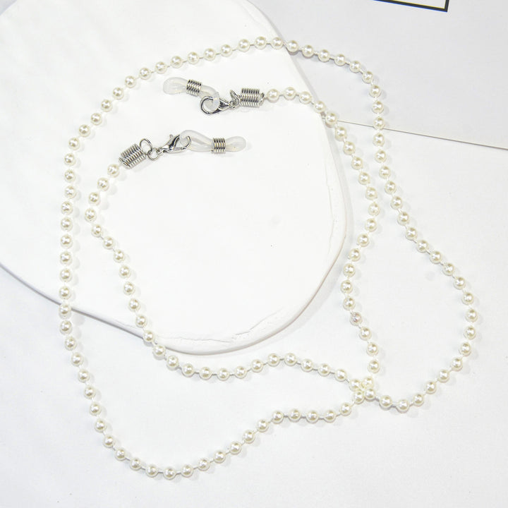 Elegante Perlenbesetzte Brillenkette Karnz