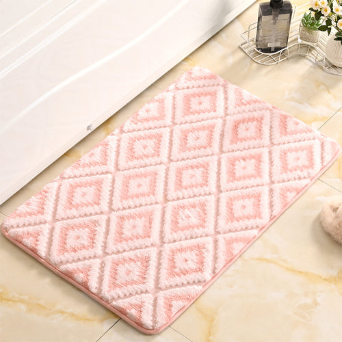 Diamant-Muster Weiche Badezimmermatte