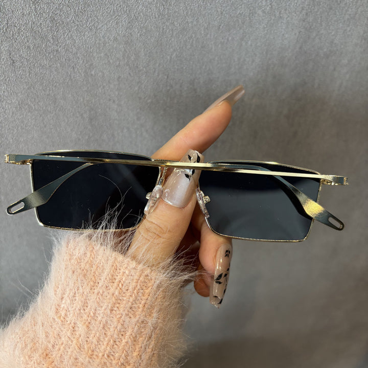 Chic Minimalistische Quadratische Sonnenbrille Karnz