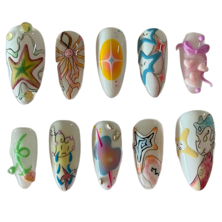 Künstlerisches Nageldesign Karnz