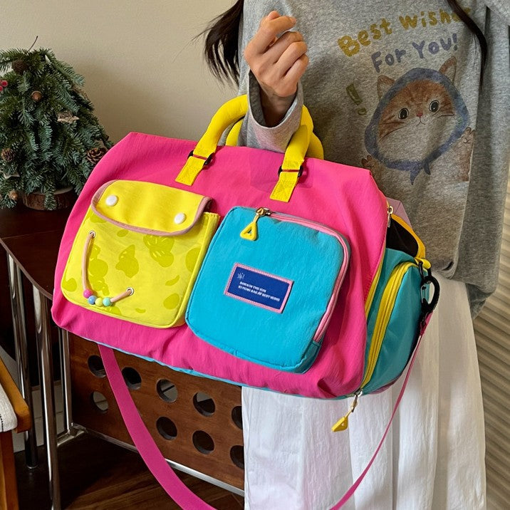 Verspielte gemusterte Wochenend-Reisetasche Karnz