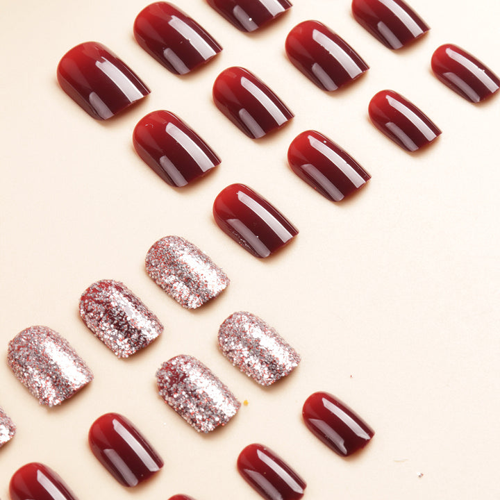 Glänzender Gel Press-On Nagel Set Karnz