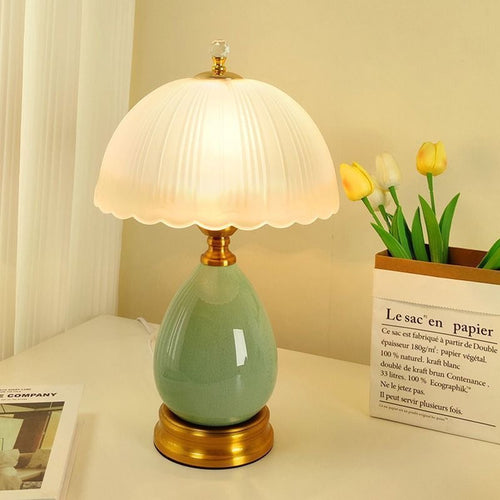 Elegante dekorative Keramik Tischlampe