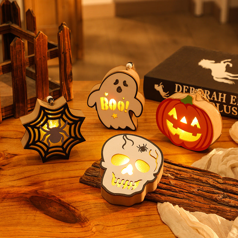 Gruselige LED-Kerze im Totenkopf-Design Karnz