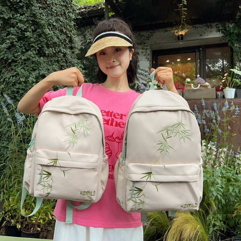 Umweltfreundlicher bestickter Rucksack Karnz