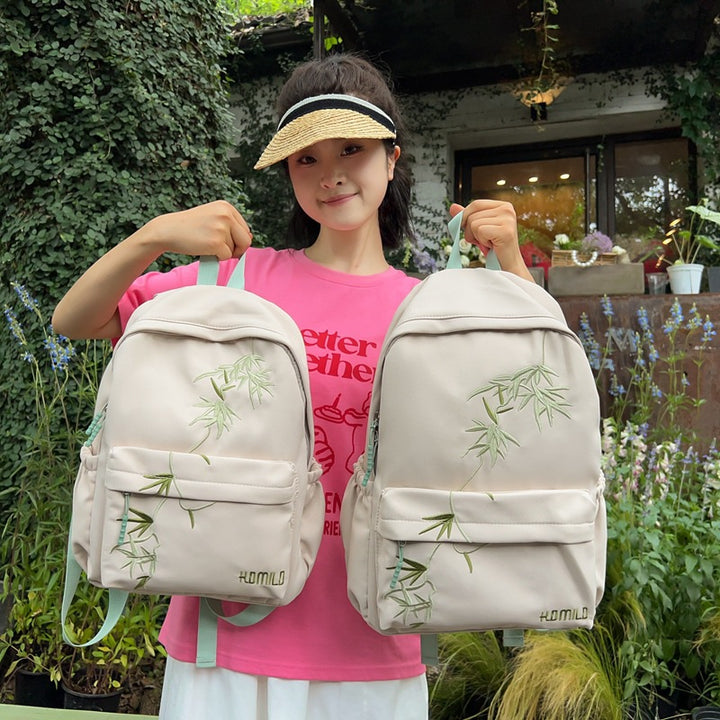 Umweltfreundlicher bestickter Rucksack Karnz