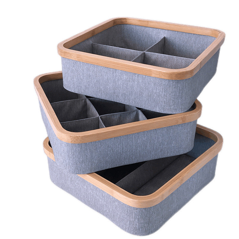 Multi-Sektionales Bambus-Storage-Tablett Karnz