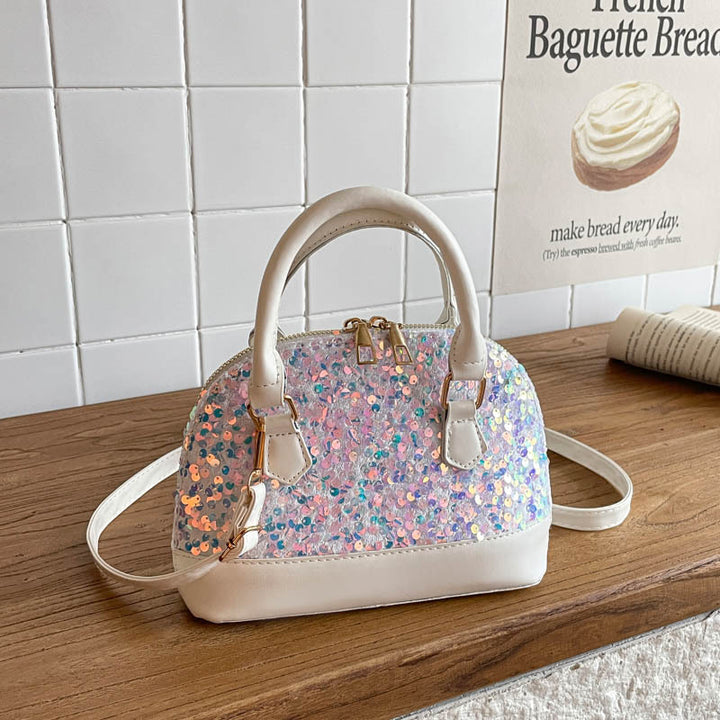 Pailletten-verzierte Handtasche