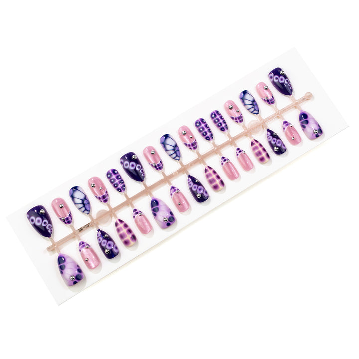 Künstlerisches Gradient Press-On Nagelset