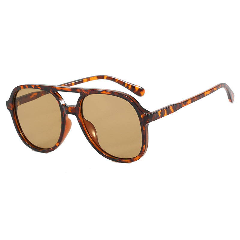 Damen Sonnenbrille mit elegantem Schildkrötenmuster und UV-Schutz Karnz