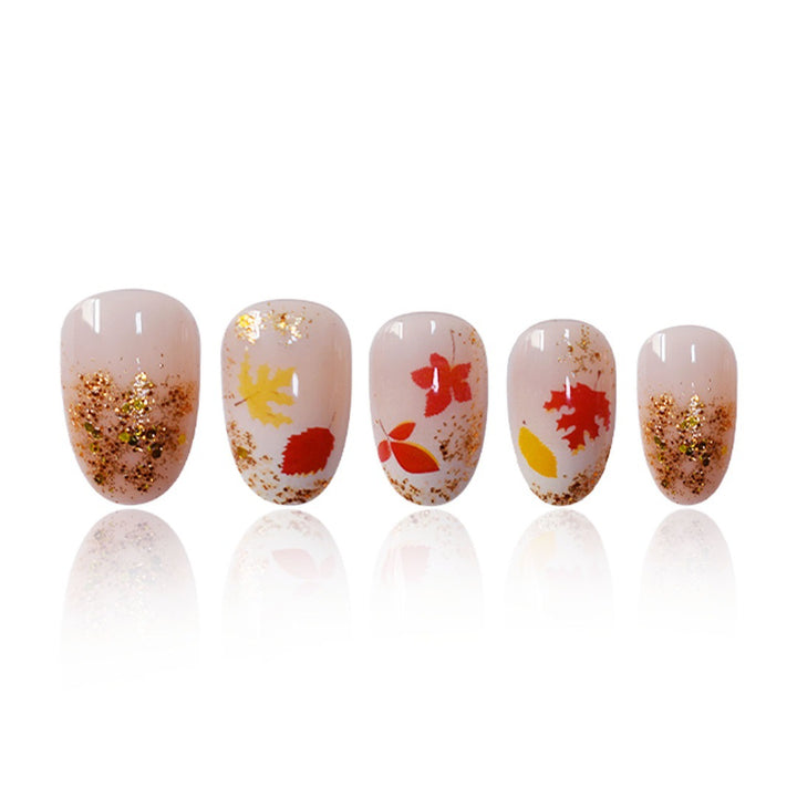 Herbst-Themen Press-On Nagel Set Karnz