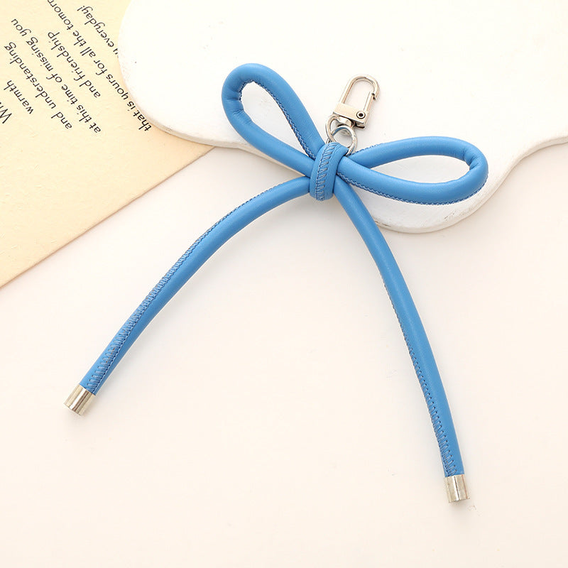 Stylischer Schleifen-Knoten Schlüsselanhänger Halter Karnz